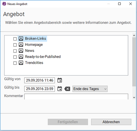 Sophora CMS - Dokumente als Angebote anbieten und Bereichen zuordnen Sophora CMS - Dokumente als Angebote anbieten und Bereichen zuordnen