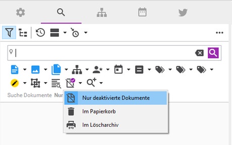 Suche deaktivierte Dokumente Sophora CMS Suche deaktivierte Dokumente Sophora CMS