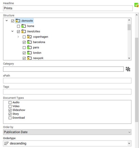 Sophora CMS - Filterdokumente Sophora CMS - Filterdokumente