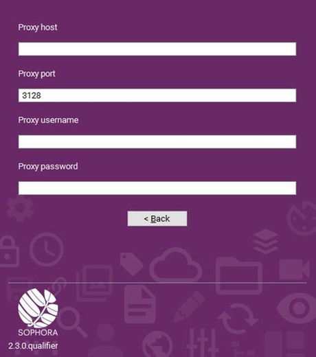 Sophora Proxy Configuring a Proxy Server