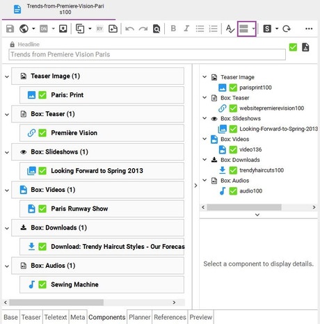 components view compact components view compact