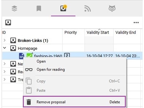 removing proposals sophora cms removing proposals sophora cms