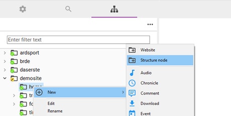 structure node new structure node new