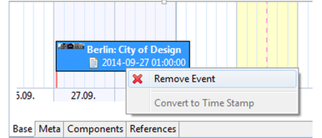 Removing an Event