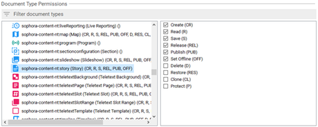 Document permissions