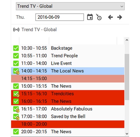 epg program overlap colours