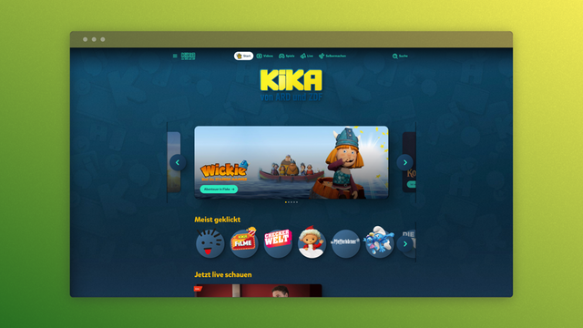 KiKA website