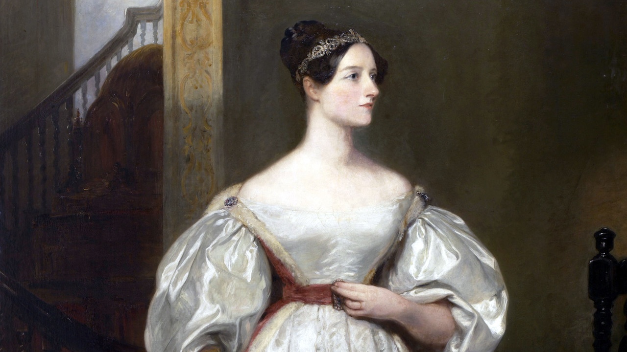 Ada Lovelace 1836, Gemälde von Margaret Sarah Carpenter