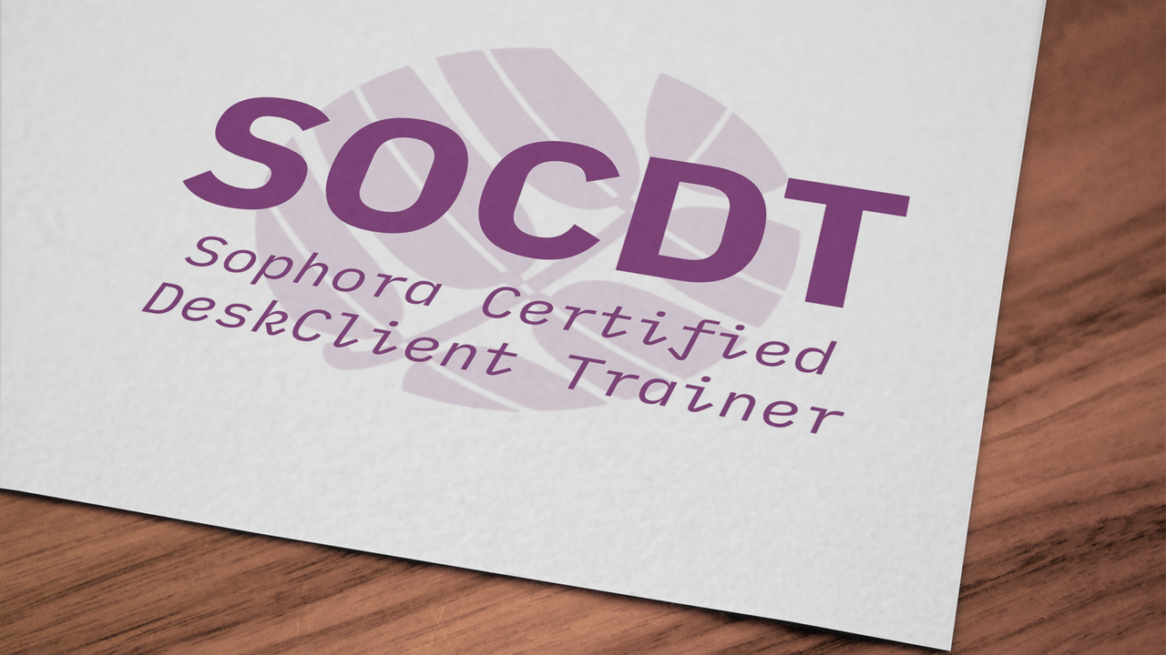 Sophora SOCDT Training