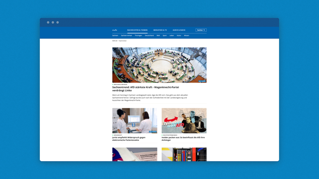 MDR website 