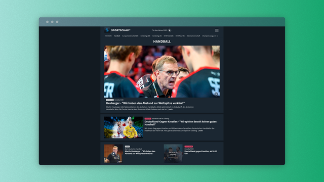 Sportschau website